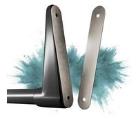 Erica Adhesive fixings for Erica shower rails, made from Stainless Steel, eliminating the need for drilling, i.Universal and i.Cleaner from i.Gluesystems included
