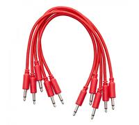 Erica Synths Eurorack Braided Patch Cables (5 Pack) 20cm Red