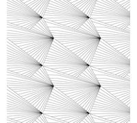 Erica Wakerly FAN Black and White Wallpaper - 10m roll