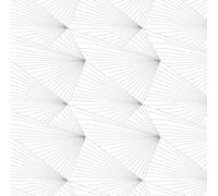 Erica Wakerly FAN Grey and White Wallpaper - 10m roll