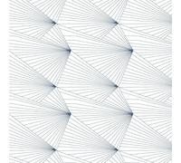 Erica Wakerly FAN Navy and White Wallpaper - 10m roll