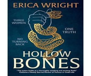 Erica Wright Hollow Bones Paperback Book Erica Wright Multicolor