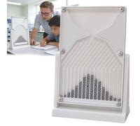 ERICAT 12 * 18cm Desk Galton Board, Galton Board Experiment Model Normal Distribution Math Model, Effective Statistical Law Demonstration and Inspire Curiosity, for Physics Education School