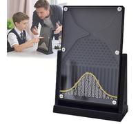 ERICAT 12 * 18cm Desk Galton Board, Galton Board Experiment Model Normal Distribution Math Model, Effective Statistical Law Demonstration and Inspire Curiosity, for Physics Education School