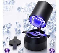 ERICAT Jewelry Polarizer Tester Diamond Viewer, Portable Diamond Polarizer Tester with 2 Sample Trays, Built Light Source & High Color Rendering, for Accurate Jewelry Assessment, Fire Observation