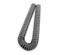 EricAuto 51mm / 60mm / 76mm / 80mm Diesel Heater Duct Pipe Hose Engine Intake Braking Tube - High-Temp Silicone Air Ducting for Cars, Trucks, Campers, Caravans (100cm, Black) (51mm)