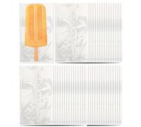 Ericetion 100pcs Ice Cream Bags Popsicle Stick Popsicle Bag Disposable Plastic Popsicle Bag Transparent Ice Popsicle Bag