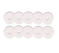 Ericetion 10pcs Clear Piercing Healing Disc Pads to Stabilize Earrings Silicone Discs for Earring Backs Jewelry Crafts Fixing Earrings
