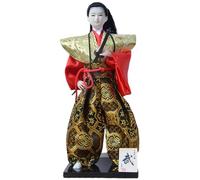 Ericetion 12inch Japanese Samurai - 31cm Tall Traditional Kimono Mini Figures - Art Dolls for Collection & Ornaments
