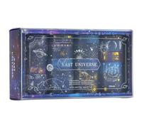 Ericetion 1set Vast Universe Washi Tape, Space Themed Washi Tape, Scrapbook Diy Tapes, Decorative Tape Decoration Stickers for Journal Scrapbook Art Crafts