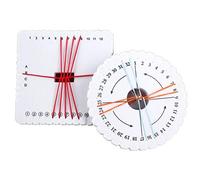 Ericetion 2pcs Round Kumihimo Beading Cord Disc Disk Braiding Plate Braided Rope Knot Handmade Craft Desgin Board