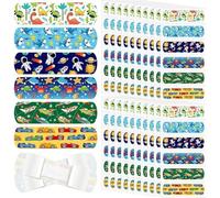 Ericetion 60pcs Cartoon Boys Plaster Band Aid, Cartoon Sticking Plaster Children's Plasters Kawaii Plaster First Aid Dressing Strips Tape Patch Adhesive Bandages