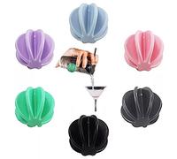 Ericetion 6pcs Milkshake Protein Shaker Balls, Plastic Blending Mixing Ball Bottle Mixers, Colorful Whisk Shaker Balls for Protein Shaker Bottle (1.77inch)