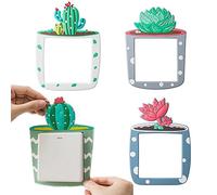 Ericetion Cactus Switch Stickers Outlet Around the Switches Decor Frame for Socket Kitchen Wall Light Switch Stickers Cover