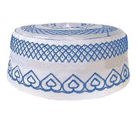 Ericetion Cotton Embroidery Leisure Saudi Arabia Islamic Hat Muslim Men Prayer Caps Men Headscarf Clothing Topkippot Turban Saudi Uae Cap