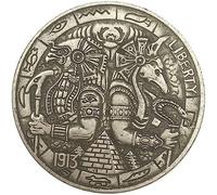Ericetion Egypt Death Protector Anu oin Pyramid Wanderer Coins Anu nd Eagle Commemorative Coins Home Decoration Gift Accessories