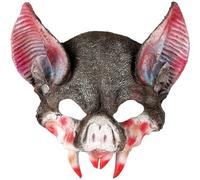 Ericetion Halloween Costume Mask Bat Cosplay Mask Realistic Animal Masquerade Masks Fake Bat Mask Scary Half Face Mask for Batgirl,Batboy,Cosplay Party
