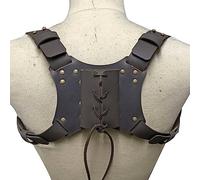 Ericetion Men's Leather Scabbard Holder Medieval Back Strap Tied Viking Tied Sling for Halloween Cosplay