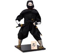 Ericetion Miniature Figurines, Japanese Samurai Figurines, Traditional Japanese Ornament, Dollhouse Ninjas Statue Japanese Figure Sushi Restaurant Home Decor