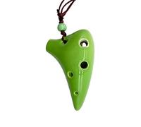 Ericetion Ocarina 6 Hole Ocarina Instrument with Textbook for Beginner Alto C Ceramic Ocarina for Beginners and Professional Performance