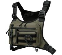 Ericetion Outdoor Running Chest Bag, Waterproof Anti-theft Chest Pack Rig, Lightweight Running Vest Rigs for Outdoor Sports Workouts