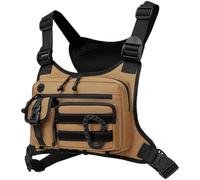 Ericetion Outdoor Running Chest Bag, Waterproof Anti-theft Chest Pack Rig, Lightweight Running Vest Rigs for Outdoor Sports Workouts