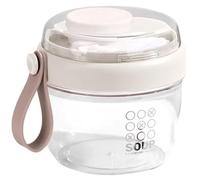 Ericetion Overnight Oats Container with Airtight Lid, Overnight Oats Jars Food Storage Containers Portable Salad Breakfast Jar 650ml for Oatmeal Cereal Milk