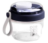 Ericetion Overnight Oats Container with Airtight Lid, Overnight Oats Jars Food Storage Containers Portable Salad Breakfast Jar 650ml for Oatmeal Cereal Milk