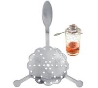 Ericetion Stainless Steel Absinthe Spoon Wormwood Spoon Glass Cup Filter Coffee Stirring Slotted Dripper Cocktails Accessories