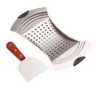 Ericetion Stainless Steel Spaetzle Maker with Handle Spaetzle Maker Pasta Maker Strainer Skimmer Spoon Pasta Strainer Traditional German Egg Noodle Dumpling Making Tool