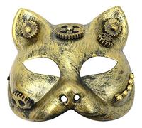 Ericetion Steampunk Mask Masquerade Cosplay Ball Half Face Women Men Punk Costume Halloween Party Costume Props Decorate Accessory