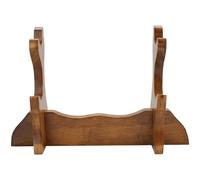 Ericetion Two Tier Wood Sword Stand for Samurai Swords, Daggers and Short Swords - Perfect for Home and Office Display