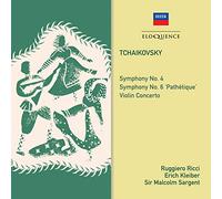 Erich Kleiber, Ruggiero Ricci & Sir Malcolm Sargent - Tchaikovsky: Symphonies Nos. 4 & 6; Violin Concerto (2CD)