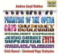 Erich Kunzel - Andrew Lloyd Webber (Phantom of the Opera, Cats, Evita, Sunset Boulevard, Jesus Christ Superstar, Starlight Express, Joseph and the Amazing Technicolor Dreamcoat) / Cincinnati Pops Orchestra (1996) Audio CD