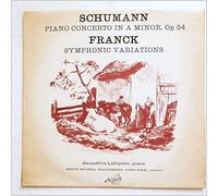 Erich Ridje, Boston National Philharmonic - Schumann: Piano Concerto in A Minor, Franck: Symphonic Variations For Piano and Orchestra