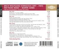 ERICH WOLFGANG KORNGOLD: THE PIANO MUSIC NEW CD
