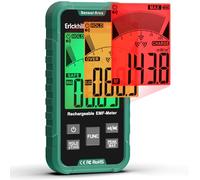 ERICKHILL EMF Meter, 3-in-1 Portable EMF Reader and Ghost Hunting Equipment for RF, EF, MF&WiFi Signal-Radiation Detector with 3-Color Sound-Light Alarm, Rechargeable Battery for Home, Office&Outdoor