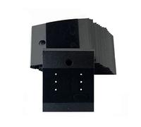 Ericotry 100 Pcs Earring Display Cards 1.7X 2inch Black Velvet Plastic Earring Cards Earring Holder Cards Earring Display Cards Jewelry Organizer for Earrings Ear Studs