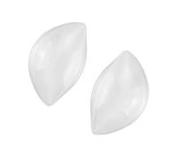 ericotry 1Pair Breathable Womens Soft Silicone Bra Inserts Breast Chest Pads Enhancers Push-up Bra Insert Pad Molding Pad Booster Pads for Swimwear and Daily (Transparent)