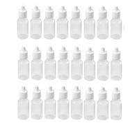 ericotry 24PCS Empty Squeezable Dropper Bottle Plastic Eye Liquid Dropping Container with Screw On Cap for Essential Oil Sample Liquid Eye Drops Ear Drop (30ml /1oz)