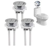ericotry 3PCS Toilet Flush Button Switch Dual Push Button Toilet Water Tank Button for Bathroom Repair Toilet Closestool Cistern Replacement Accessories
