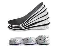 Ericotry One Pair Breathable Memory Foam Height Increase Insole Invisible Increased Heel Lifting Inserts Shoe Lifts Shoe Pads Elevator Insoles for Men Women (4.3cm)