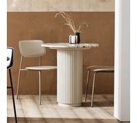 Erie Ivory Marble Round Cafe Table