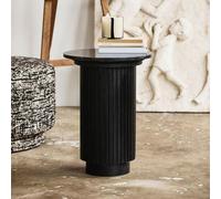 Erie Side Table - Round - Black Marble