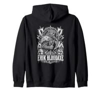 Erik Bloodaxe Axe Of Kings Viking Warrior Myth Zip Hoodie