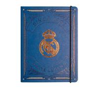 Grupo Erik Real Madrid Premium A5 Notebook | PU Bullet Journal | Notebooks A5 | Notepads A5 | A5 Notepad | Dotted Notebook A5 | Dotted Bullet Journal | Sketchbook A5