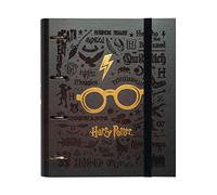 Grupo Erik Ring Binder A4 - Harry Potter | 4 Ring Binder 10.6 x 12.6 inches - 27 x 32 cm | A4 Ring Binder Folder, Document Folder | Harry Potter Gifts, Harry Potter Stationery