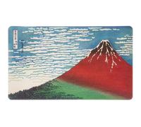 Erik Hokusai Faux Leather Desk Mat, Fuji Red (60x35cm)