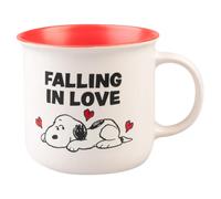 Erik Peanuts Ceramic Mug Cup, Snoopy (Falling in love)