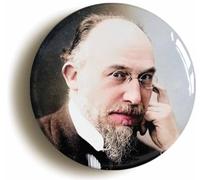 Erik Satie Classical Music Button Badge (2inch/50mm diameter)